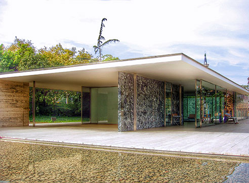 Mies van der Rohe's Pavilion by Gratis in Barcelona