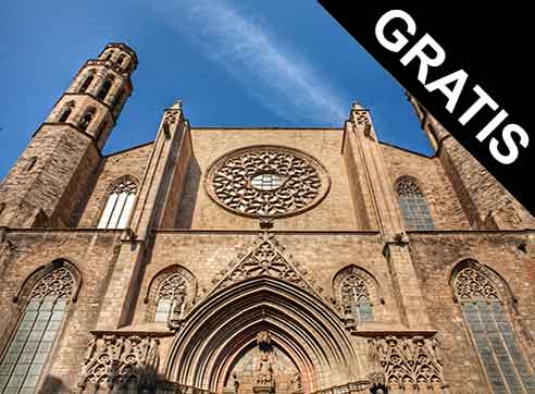 Baslica Santa Maria del Mar by Gratis in Barcelona