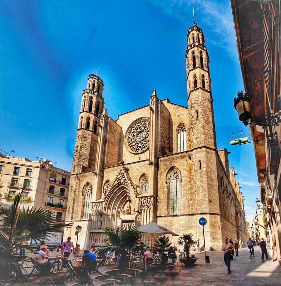 Iglesia Santa Mara del Mar by Gratis in Barcelona