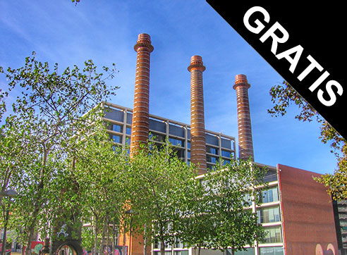 Jardn de las tres chimeneas by Gratis in Barcelona
