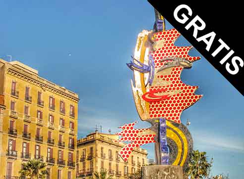 Escultura El Cap de Barcelona by Gratis in Barcelona