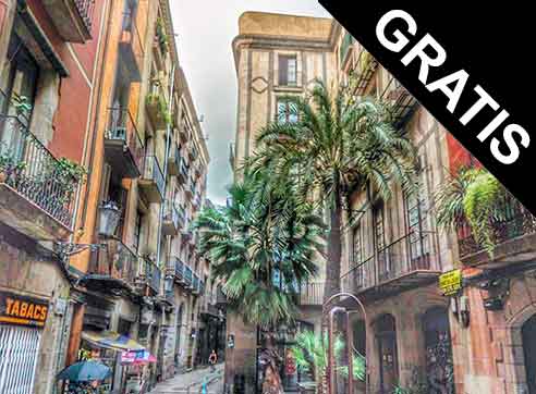 Carrer Montcada by Gratis in Barcelona