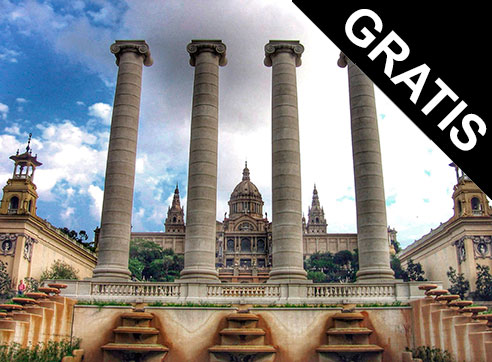 The four columns by Gratis in Barcelona