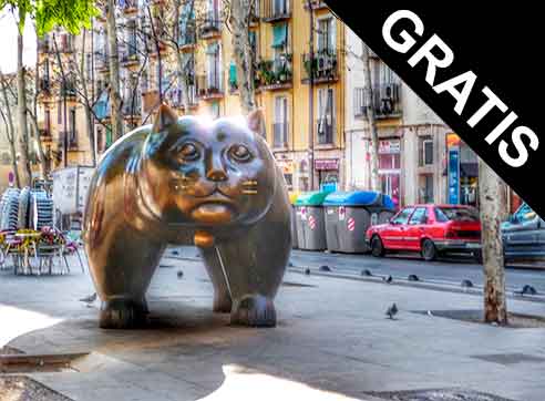 Botero's Cat by Gratis in Barcelona