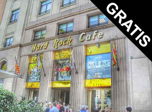 Hard Rock Cafe by Gratis in Barcelona