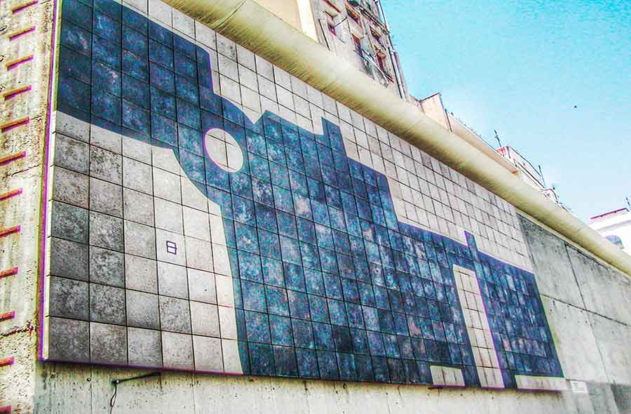 Mural G-333 by Gratis in Barcelona